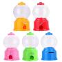 Cute Mini Candy Box Machine Creative Bubble Storage Jar Candy Dispenser Kids Toy Children Gift Candy Dispenser Box Bottle,Yellow