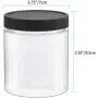 Slime Jars With Lids - PCS 8 Oz Clear Empty Slime Storage Containers, Slime Jars with Lids and Labels - BPA Free Slime Jars With Lids - PCS 8 Oz Clear Empty Slime Storage Containers, Slime Jars with Lids and Labels - BPA Free
