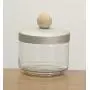 Italo Ottinetti Glas Jar Aluminium Deckel Holzknebel 0,5 Liter Aluminium, Metallic, One Size