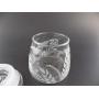 IncisoArt Hand Etched Vibe Storage Jar Sandblasted (Sand Carved) Glass Handmade USA Custom (Praying Mantis Grass, 4.5 Ounce (133ml))