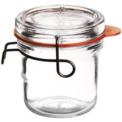 Luigi Bormioli Lock Eat Canning, Preserving & Serving Food Jar, 6.75 oz