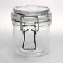 Die Grindstone | 400 ml (14 Oz) PET Kunststoff Kilner Gläser | Runder Klare Acryl Aufbewahrungsgläser | Verschließbare Mason Stil Behältnisse mit Klappverschluss | Mehrere Anwendungen | Luftdichte Verschlussdeckel mit Klickverschluss | Packung mit 4