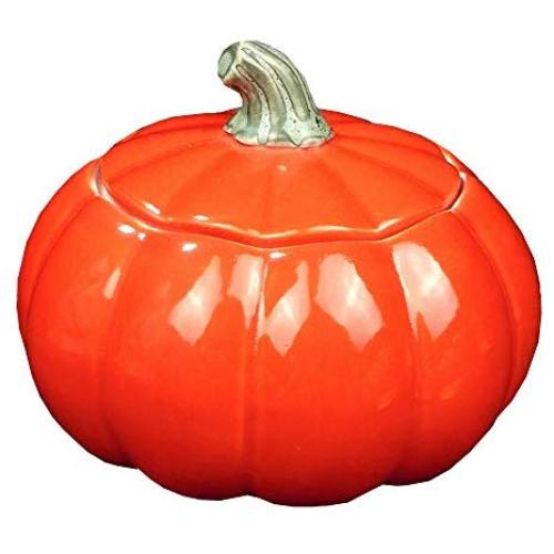 FUYU Pumpkin Ceramic Seal Cans Food Storage Jar Snack Cans with Lid