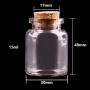 24pcs 10ml 15ml 20ml 25ml 30ml Cute Clear Glass Bottles With Cork Stopper Empty Spice Bottles Jars DIY Crafts Vials,10ml