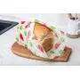 Reusable Beeswax Food Wraps | Assorted 4 Pack - S, M & L (Includes XL Bread Wrap) Reusable Organic Eco Friendly Natural Storage Alternative to Plastic. Wax wraps with Jojoba Oil | Kiwi & Watermelon