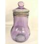 SVE Apothecary Storage Purple Glass Jar Made In Italy