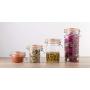 Kilner Facetted Clip Top Glassware Jar, Airtight Seal for Pickling, Preserving, and Storing, 74-1/2-Fluid Ounces