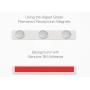 Unilive Magnetic Bottle Hanger Holder Beer Loft Fridge Refrigerator Magnet Jars Drink Storage Organizer,Holds 6 bottles- Pack of 2 (white)