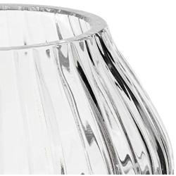 Crystaljulia Bonboniere with Porcelain Lid, Lead Crystal, Transparent, 13.5 cm