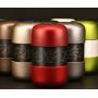 YChoice Color Bright Portable Round Tea Cans Paper Cans Tea Storage Jar Tea Cans(Blue)