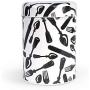 Emma Bridgewater Knife And Forks Set of 3 Kitchen Storage Tins Tea Coffee Sugar Cream And Black British Made
