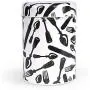 Emma Bridgewater Knife And Forks Set of 3 Kitchen Storage Tins Tea Coffee Sugar Cream And Black British Made