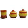 Storage Jar - 1 Quart - Hand Painted in Spain - Sol Design