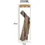 Bocal/Réservoir en verre avec bouchon en bois, transparent, collection d'envases alimentaires vintage étanches 2000ml (2L) (Taille : 2000ml1) Bocal/Réservoir en verre avec bouchon en bois, transparent, collection d'envases alimentaires vintage étanches 2000ml (2L) (Taille : 2000ml1)