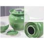 Cereal Containers Ceramic Canister, Sauce, Kimchi, Sauerkraut, Ceramic Jar Containers (color : D, Size : 10l)