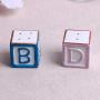 JUSTDOLIFE Spice Bottle Kitchen Seasoning Bottle Derective Letter Dice Shape Seasoning Shaker 2PCS