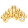 20 Pièces Pots Métalliques 60ml avec Couvercles – Contenants d’Aluminium Dorés 2oz pour Cosmétiques, Crèmes, Lotion, Voyage 20 Pièces Pots Métalliques 60ml avec Couvercles – Contenants d’Aluminium Dorés 2oz pour Cosmétiques, Crèmes, Lotion, Voyage