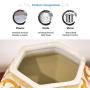 Food Storage Containers with Lids Airtight Bpa Free Large, Ceramic Pottery Cereal Containers Canister Cookie Jar for Kitchen Pantry Organization Candy Bulk, 2L/3L (Size : 2L)