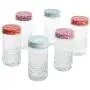 Der Pioneer Woman Floral 7-teilige Gewürzregal-Set & 6-teiliges Set von 4,1-Zoll Gewürzgläsern