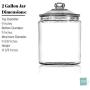 Ensemble de bocaux Anchor Hocking Heritage Hill avec couvercles | Contenants en verre transparent pour biscuits, bonbons, aliments secs ou pâte à tarte | Collection de 2, 1 et 1/2 gallons Ensemble de bocaux Anchor Hocking Heritage Hill avec couvercles | Contenants en verre transparent pour biscuits, bonbons, aliments secs ou pâte à tarte | Collection de 2, 1 et 1/2 gallons