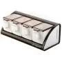Perforation-free Condiment Box Set With Salt Shelf Household Condiment Tank Receives Box Wall Hanging Condiment Box Condiment bottles (Color : A380) Perforation-free Condiment Box Set With Salt Shelf Household Condiment Tank Receives Box Wall Hanging Condiment Box Condiment bottles (Color : A380)