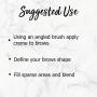 Babe Lash Defining Brow Creme - Tinted Brow Gel Creme with Peptides - Brow Filler & Definer - Hydrating, Long-Lasting, Smudge Resistant, & Water Resistant - 0.19 Oz