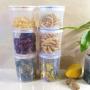 BESTONZON Airtight Food Storage Container Transparent Food Grains Crisper Seal Home Kitchen containers