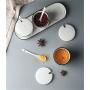 Mini Spice Jars Condiment bottle three-piece seasoning box kitchen household seasoning jar set