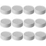 Mini Plastic Storage Lids - 1 3/4 inch -BPA Free- Made in the USA -LIDS ONLY (white, 12)