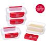 [4Pack] 6 oz Baby Food Storage BPA Free Airtight Containers Set, Smart Food Container, Reminder, Storage and Manage Function, QR Code Scanning, Control via KIGI App