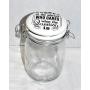 25 Home Decor New 34oz Cake is The Answer WHO Cares What The QUESTION is Air Tight Ceramic Hinged Lid & Glass Canister Storage Jar