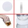 GreceYou 12/24pcs Mason Jar Lids, White Plastic Standard Mason Jar Lids for Regular Mouth Storage Canning