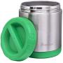 Vacuum Insulated Food Jar 24-Ounce - 100% Stainless Steel Interior - Leak Proof Soup Jar & Food Storage Container, Green