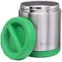 Bouteille Isotherme à Nourriture 710 ml - Intérieur 100% Inox - Jarre à Soupe Étanche et Contenant de Rangement Alimentaire, Vert