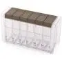6 Mini Râpe à Sel et Poivre avec Couvercle Glissant – Bouchons de Condimenterie – Assiettes à Épices pour Restaurant, Maison, Cuisine – Gris 6 Mini Râpe à Sel et Poivre avec Couvercle Glissant – Bouchons de Condimenterie – Assiettes à Épices pour Restaurant, Maison, Cuisine – Gris