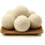 Wool Dryer Balls XL Made of 100% Premium, Organic Wool, Handmade, Non-Toxic, All Natural Eco-Friendly Reusable Fabric Softener, 6 Pack