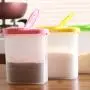 Simple Life Containers Jars Simple Creative Food Grade Plastic Oval Double Cover Seasoning Box Kitchen Utility(Pink) Simple Life Containers Jars (Color : Green) Simple Life Containers Jars Simple Creative Food Grade Plastic Oval Double Cover Seasoning Box Kitchen Utility(Pink) Simple Life Containers Jars (Color : Green)