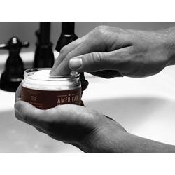 American Shaving After Shave Balm For Men (4oz) - Sandalwood Barbershop Scent - 100% Natural Moisturizing Aftershave Lotion - Best Aftershave For Men to Soothe Dry Sensitive Skin Post Shave