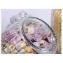 Glasbehälter, transparente Lagerbehälter, Deckel, widerstandsfähige runde Topf-D 1500ml x3