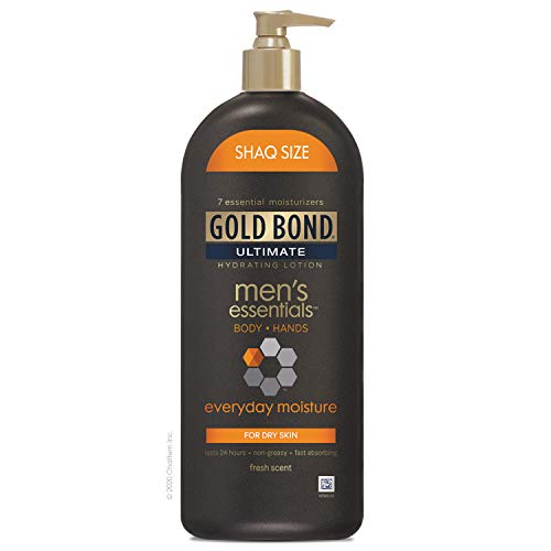 Gold Bond Ultimate 21oz Mens Everyday Hydrating Lotion, Everyday Moisture for Dry Skin