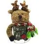 Amosfun Christmas Candy Jar Xmas Candy Storage Can Food Storage Box for Home Bedroom Living Room Amosfun Christmas Candy Jar Xmas Candy Storage Can Food Storage Box for Home Bedroom Living Room