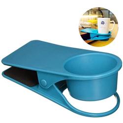 JUSTDOLIFE Cup Holder Clip Portable Drinking Cup Holder Clip Desk Cup Holder for Home