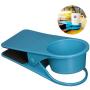 JUSTDOLIFE Cup Holder Clip Portable Drinking Cup Holder Clip Desk Cup Holder for Home