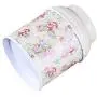 Kitchen Home Decor Metal Candy Jars Floral Coffee Storage Box Container Sugar Bowl Can Tea Tin Home Accessories Snack Canister,Creamy White