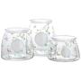 Bouchons de bocaux en verre étanches, boîte de rangement pour épices, tasse à thé, pot à café, récipient de rangement pour sucre, organisateur de cuisine, type forêt printanière.
