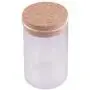 Glass Kitchen Canister Snack Sugar Tea Storage Jar Bottle Transparent with Cork
