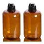 2PK (300ml/10oz) Brown Large Capacity Empty Plastic Bottle with Flip Lid Refillable Portable Makeup Holder Jars Pot Squeezing Bottle Travel Storage Sub Bottling for Lotion Liquids Emulsion Shampoo 2PK (300ml/10oz) Brown Large Capacity Empty Plastic Bottle with Flip Lid Refillable Portable Makeup Holder Jars Pot Squeezing Bottle Travel Storage Sub Bottling for Lotion Liquids Emulsion Shampoo