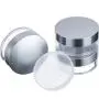 Hotop 3 Pieces 50 ml Plastic Empty Powder Case Face Powder Makeup Jar Travel Kit Blusher Cosmetic Makeup Containers with Sifter and Lids (Silver without powder puff) Hotop 3 Pieces 50 ml Plastic Empty Powder Case Face Powder Makeup Jar Travel Kit Blusher Cosmetic Makeup Containers with Sifter and Lids (Silver without powder puff)