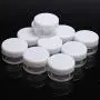 Plastic Transpatent 15g Sample Empty Container Jars Round Pot White Screw Cap Lid Small Tiny Bottle for Cosmetic Make Up Eye Shadow Nails Powder Gems Jewelry 15ml (25pcs) Plastic Transpatent 15g Sample Empty Container Jars Round Pot White Screw Cap Lid Small Tiny Bottle for Cosmetic Make Up Eye Shadow Nails Powder Gems Jewelry 15ml (25pcs)