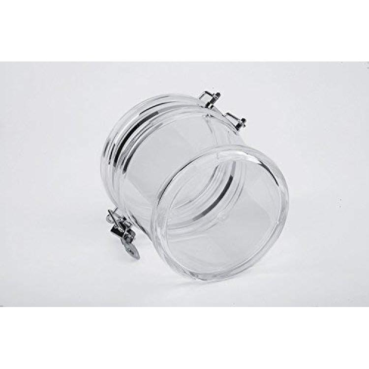 Oggi Stainless Steel Airtight Canister Clear Lid and Locking Clamp